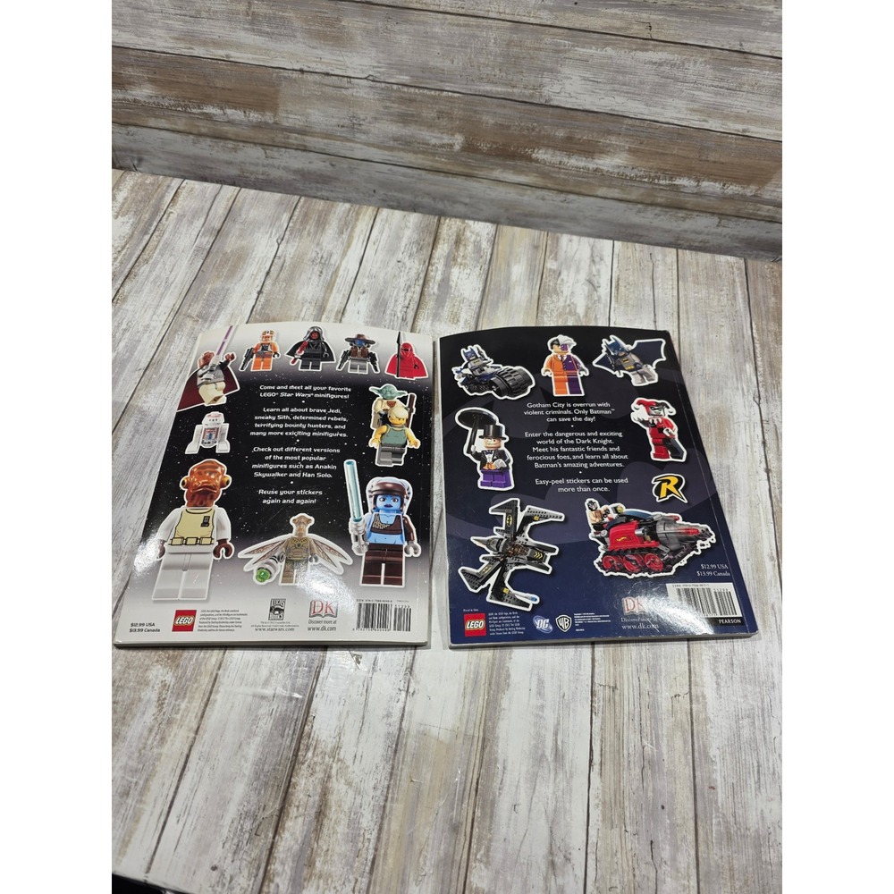 Lego Ultimate Sticker Collection Star Wars Minifigures Batman DC Universe 2 Book - Picture 4 of 4